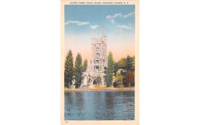 Alster Tower Thousand Islands, New York Postcard