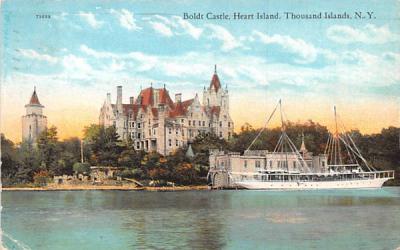 Boldt Castle & Heart Island Thousand Islands, New York Postcard