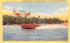 Peedboat Thrill Thousand Islands, New York Postcard