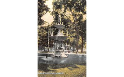 Steuben Park Utica, New York Postcard