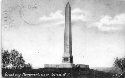 Oriskany Monument Utica, New York Postcard