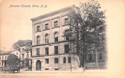 Masonic Temple Utica, New York Postcard