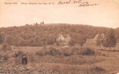 Barrel Hill White Sulphur Springs, New York Postcard