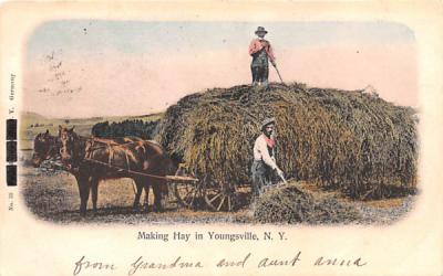 Making Hay Youngsville, New York Postcard