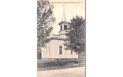 German Church Youngsville, New York Postcard