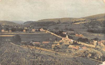 Bird's Eye View Youngsville, New York Postcard