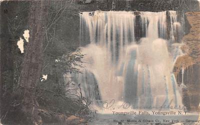 Youngsville Falls New York Postcard