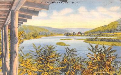 Water View Youngsville, New York Postcard