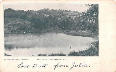 Millpond Youngsville, New York Postcard