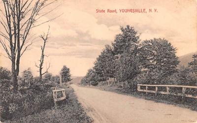 State Road Youngsville, New York Postcard