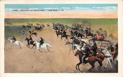 Opening of Oklahoma 1889 OK