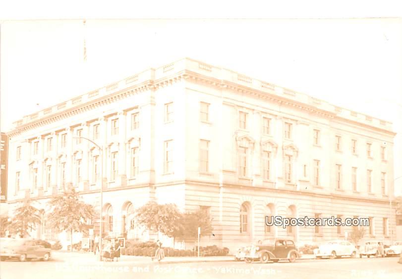 Courthouse and Post Office - Yakima, Washington WA Postcard |  